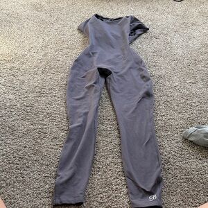 Bombshell Sportswear Charcoal Jumpsuit